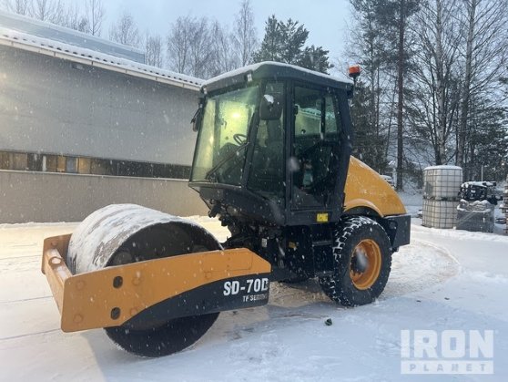 2008 Ingersoll Rand SD70D TF Smooth Drum Compactor 558